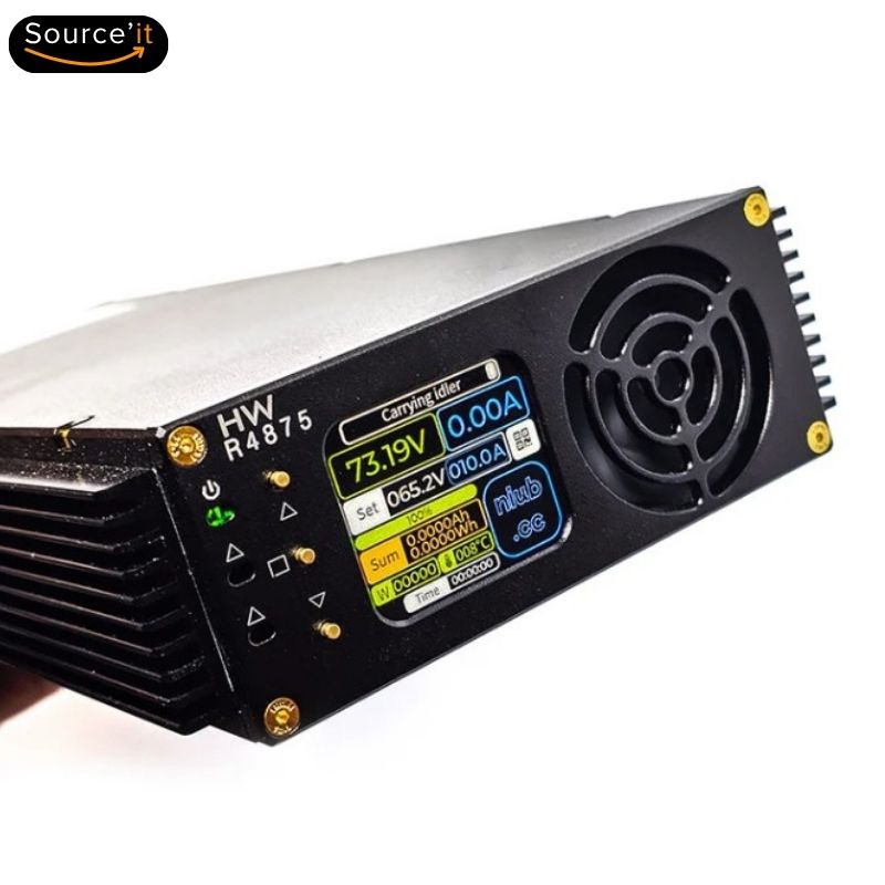 Chargeur GTK réglable 48V à 92.4V avec écran numérique - Source'IT