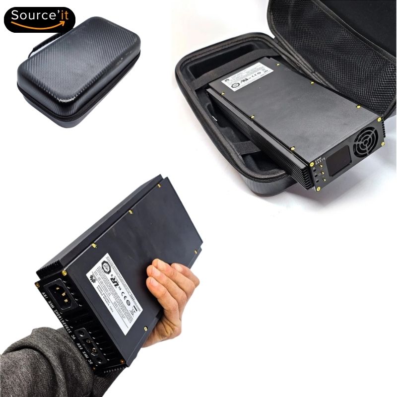 Chargeur GTK et Alimentation réglable 16S 67,2V - 22S 92.4V 0 à 50A avec sacoche de transport - Source'IT