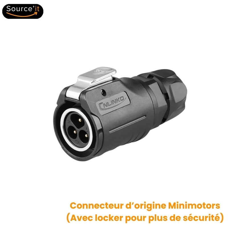 Chargeur avec connecteur d'origine dualtron et teverun LP16 - Source'IT