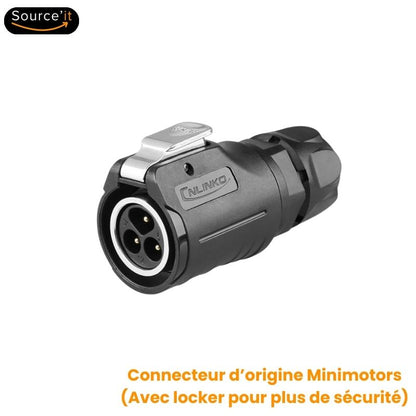 Chargeur avec connecteur d'origine dualtron et teverun LP16 - Source'IT